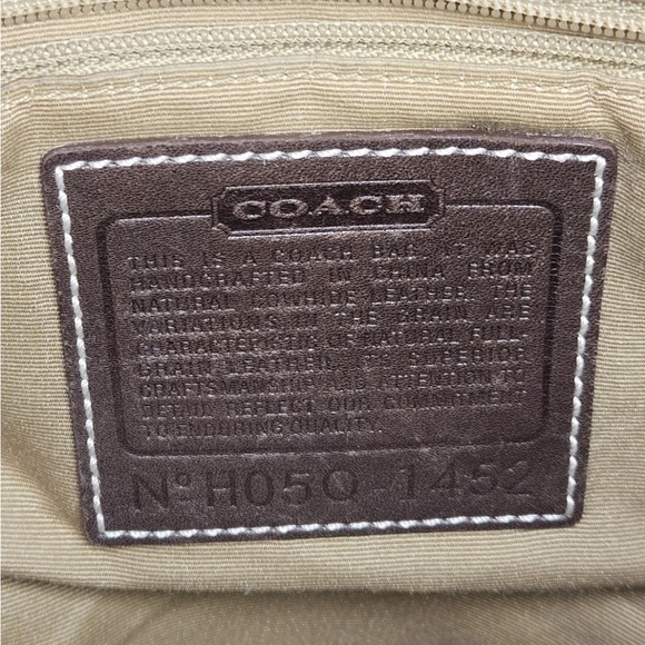 Coach Chocolate Brown Leather Shoulder Bag - Picture 15 of 16